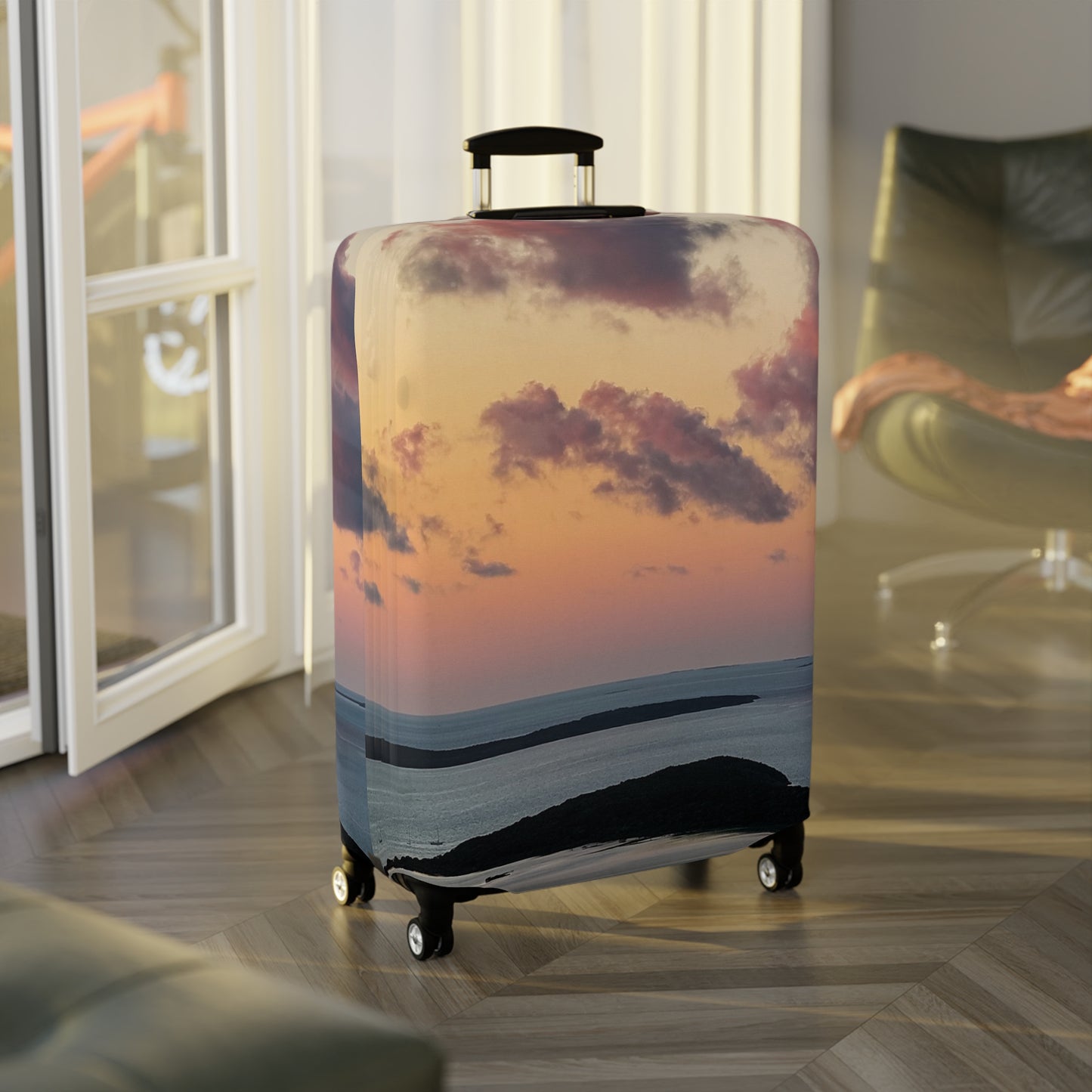 Luggage Cover - "Sunset Drift"
