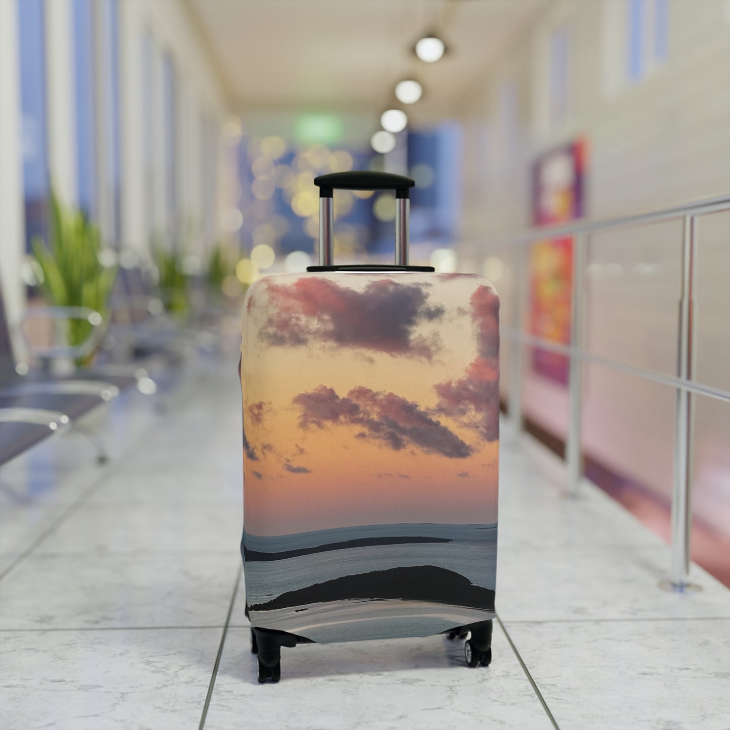 Luggage Cover - "Sunset Drift"
