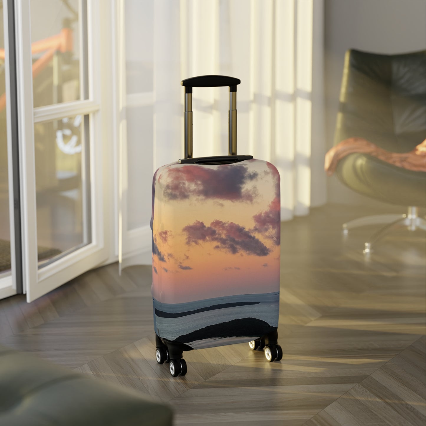 Luggage Cover - "Sunset Drift"
