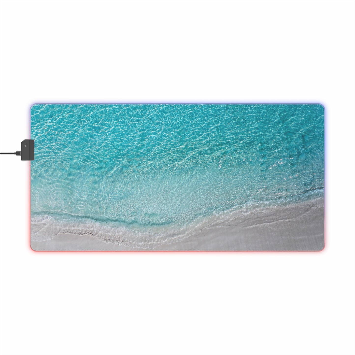 LED Gaming Mouse Pad - “Saltwater Silence ”