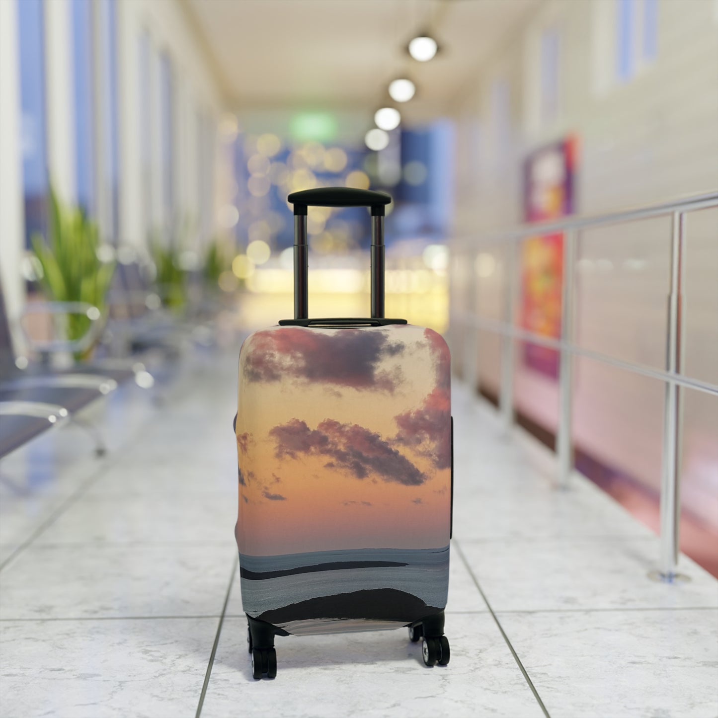 Luggage Cover - "Sunset Drift"